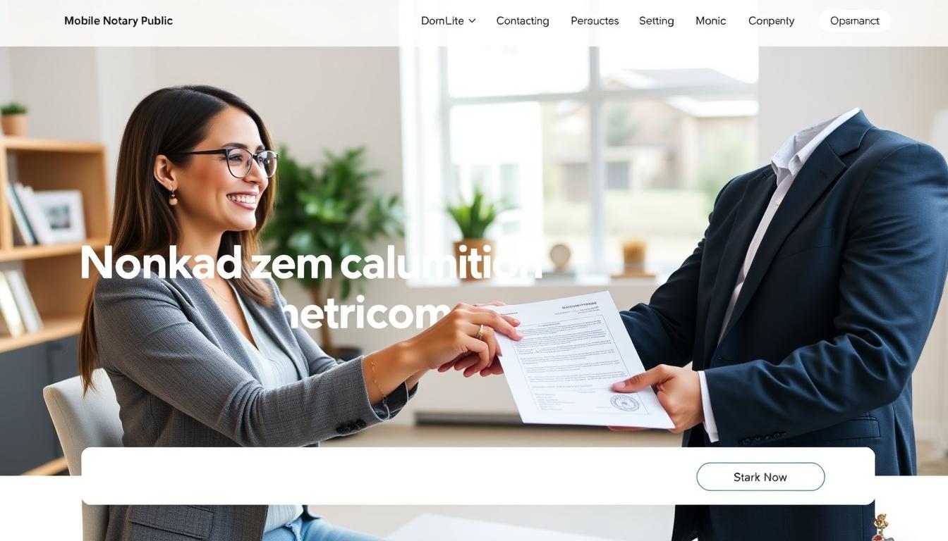 Business Contract Notarization